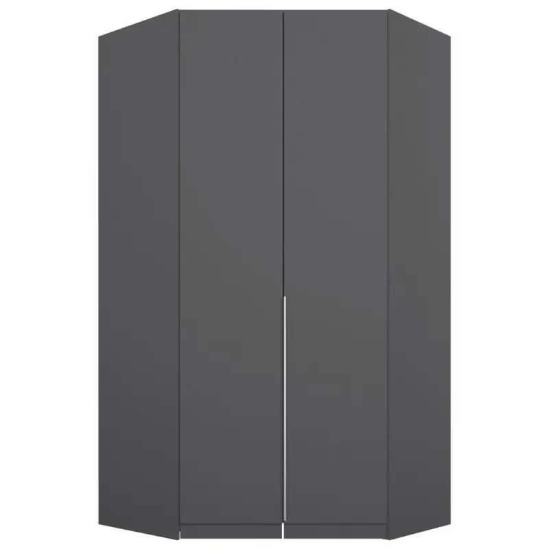 Eckschrank B: 117 cm Alabama, Grau