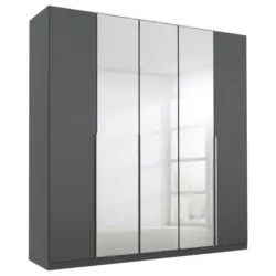 Drehtürenschrank Mit Spiegel B: 226 Cm Alabama, Grau