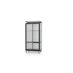 Möbelix Balkon-gewächshaus Polis Schwarz Metall H: 166 Cm