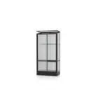 Möbelix Balkon-gewächshaus Polis Schwarz Metall H: 155,7 Cm