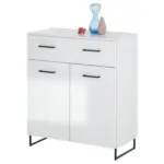 Möbelix Kommode 80 Cm Lecce, Weiß