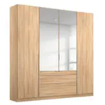 Möbelix Drehtürenschrank 181cm Alabama, Sonoma Eiche Dekor