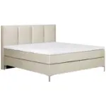 Möbelix Boxspringbett Mit Topper 180x200 Cm Graz, Creme