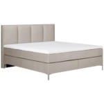 Möbelix Boxspringbett mit Topper 180x200 cm Graz, Taupe