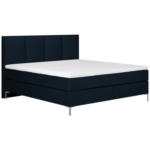 Möbelix Boxspringbett mit Topper 180x200 cm Graz, Dunkelblau