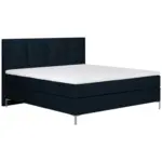 Möbelix Boxspringbett mit Topper 180x200 cm Graz, Dunkelblau