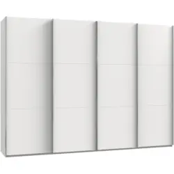 Schwebetürenschrank B: 300 Cm Level, Weiß