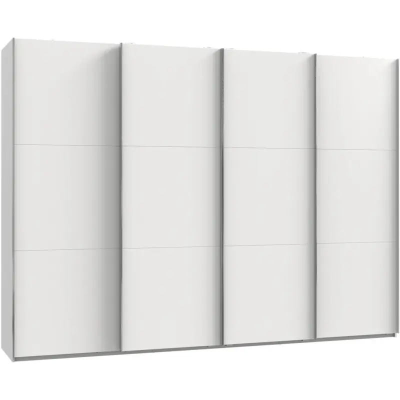 Schwebetürenschrank B: 300 Cm Level, Weiß