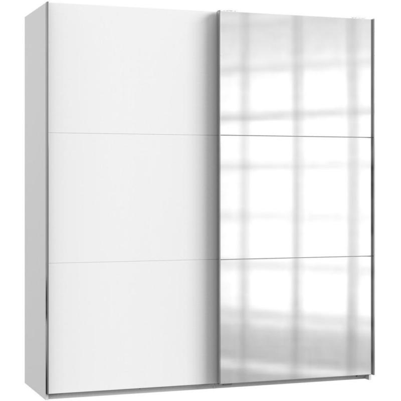 Schwebetürenschrank B: 200 Cm Level, Weiß