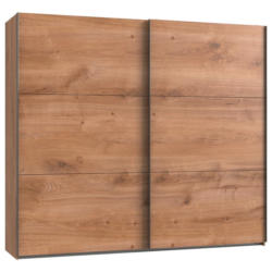 Schwebetürenschrank B: 250 Cm Level 36a Eichefarben Dekor