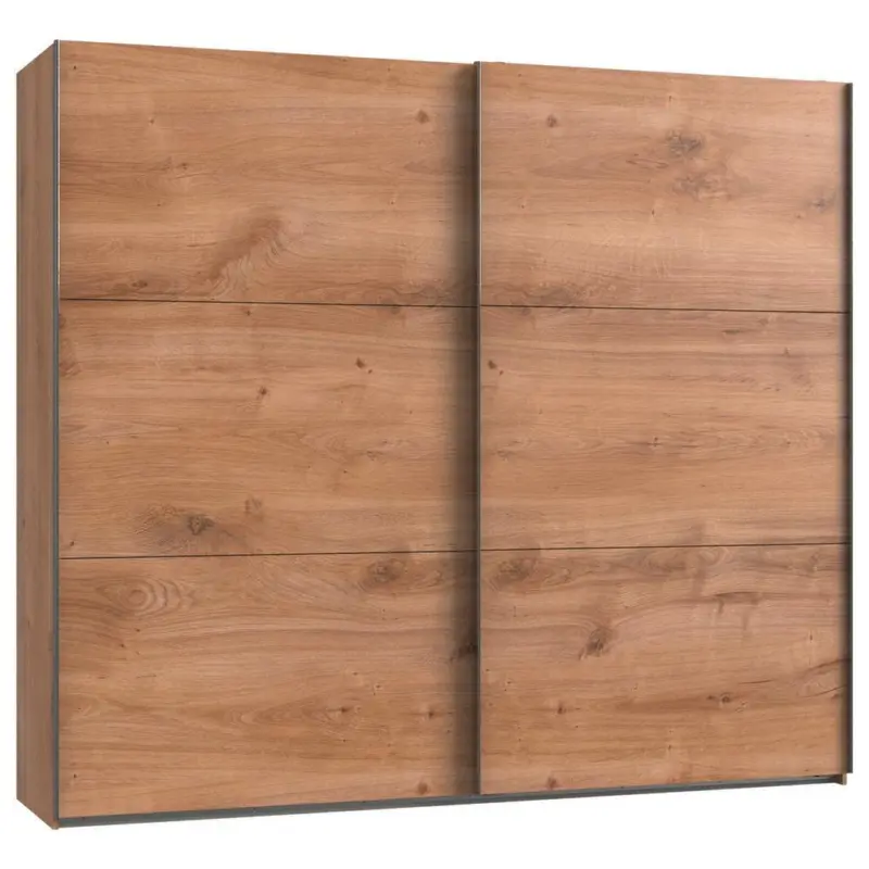 Schwebetürenschrank B: 250 Cm Level 36a Eichefarben Dekor
