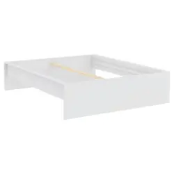 Unit Elements Bettrahmen 160x200 Cm Weiß