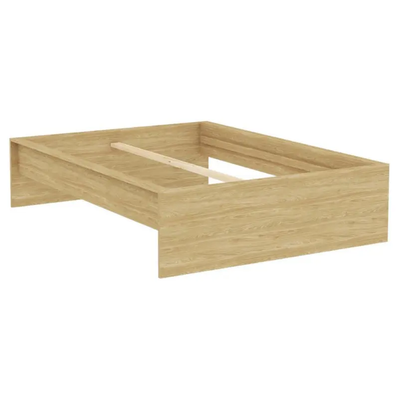Unit Elements Bettrahmen 140x200 Cm Eichefarben