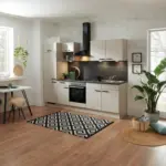 Möbelix Küchenzeile Pn80 Mit Geräten B: 270 Cm Kaschmirgrau/lava