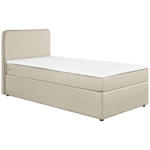 Möbelix Boxspringbett Mit Topper 90x200 Cm Anton, Beige