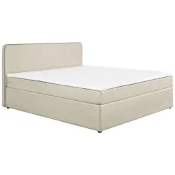 Boxspringbett Mit Topper 120x200 Cm Anton, Beige