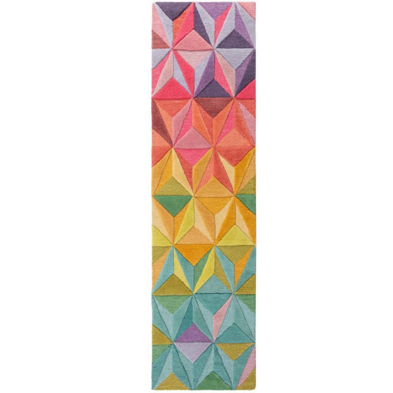 Wollteppich Multicolor 230x60 cm