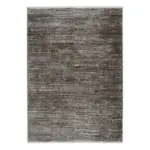 M&ouml;belix Webteppich Schwarz/beige Colorado Stripe 67x130 Cm