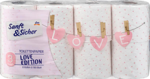 Sanft&Sicher Toilettenpapier Saison 3lagig 8x180 Blatt