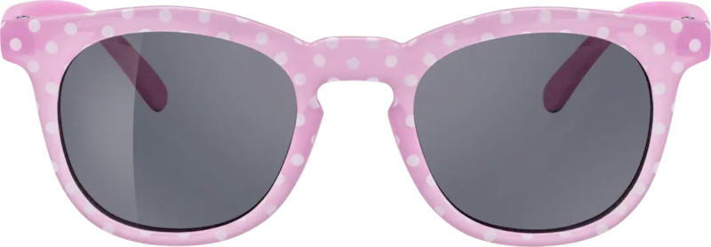 SUNDANCE Sonnenbrille Kids rosa Gestell mit weißen Punkten & runde Gläser