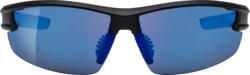 SUNDANCE Sonnenbrille Kids Sport, schwarz mit blau getönten Gläsern