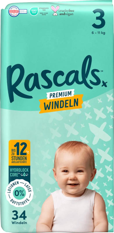 Rascals Windeln Gr.3 (6-11kg)