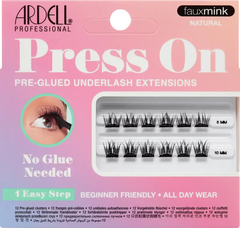 ARDELL K&uuml;nstliche Wimpern Press On Fauxmink Natural