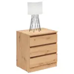 Möbelix Nachtkästchen Eiche Artisan Dekor H: 52 Cm Saturn