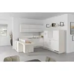 Möbelix U-küche Lp4050 Weiß 255x294x298 Cm Mit Griffen