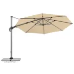 Möbelix Ampelschirm Bermuda BxHxT: 350x258x415 cm Naturfarben