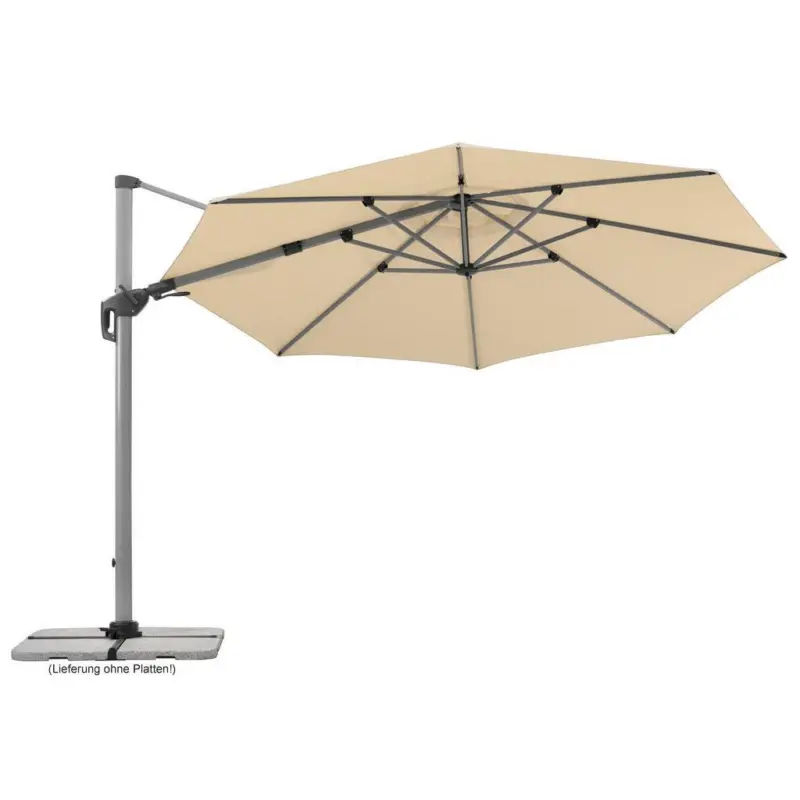 Ampelschirm Bermuda BxHxT: 350x258x415 cm Naturfarben