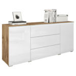 Möbelix Sideboard Mit Led 150cm Vera, Weiß