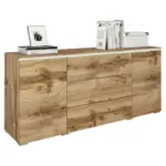 Möbelix Sideboard Mit Led 150cm Vera, Weiß