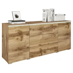 Sideboard Mit Led 150cm Vera, Wei&szlig;