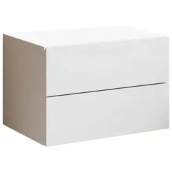 Nachkästchen Weiß H: 28 Cm Cabo