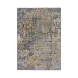 Teppich Grau/gelb B: 230 Cm