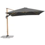 M&ouml;belix Ampelschirm Rhodos Twist W BxHxT: 358x263x300 cm Anthrazit