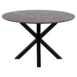Möbelix Esstisch Rund Heaven 120x75 Cm Braun/schwarz