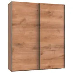 Schwebetürenschrank 200cm Level, Eiche Dekor
