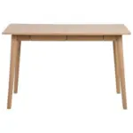 Möbelix Schreibtisch B 120cm H 75cm Marte, Echtholzfurnier Eiche