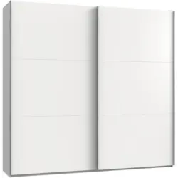 Schwebetürenschrank 250cm Level, Weiß