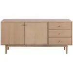 Möbelix Sideboard 160 Cm Aston, Echtholzfurnier Eiche