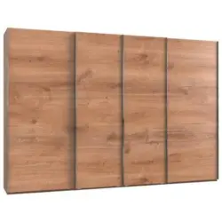 Schwebetürenschrank 350cm Level, Eiche Dekor