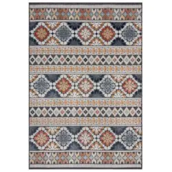 Outdoorteppich Aster Dunkelblau B: 160 cm