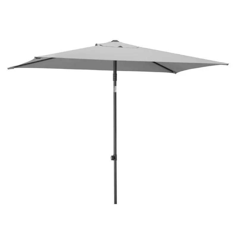 Sonnenschirm Sevilla BxHxT: 140x250x240 cm Silberfarben