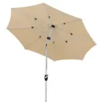 Möbelix Sonnenschirm Venedig BxHxT: 270x250x270 cm Naturfarben