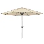 Möbelix Sonnenschirm 350x275x350 cm Naturfarben