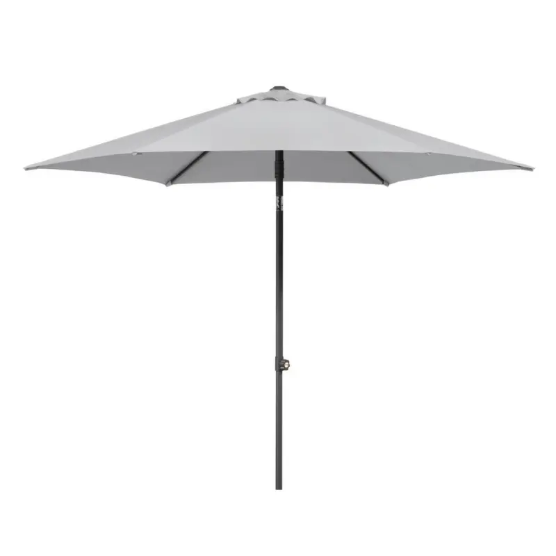 Sonnenschirm Sevilla BxHxT: 270x270x246 cm Silbergrau