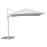 Möbelix Ampelschirm Rhodos Twist Bianco BxHxT: 358x263x300cm Weiß