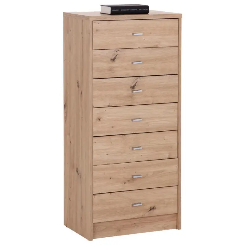 Kommode B: 50 cm 4-You New Eiche Artisan Dekor